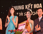 Nữ sinh Sư phạm Hà Nội khoe sắc trong đêm chung kết Miss HNUE